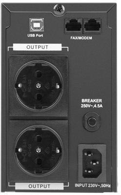 UPS ZASILACZ AWARYJNY Armac 650VA 390W LINE-INTERACTIVE SCHUKO ARMAC