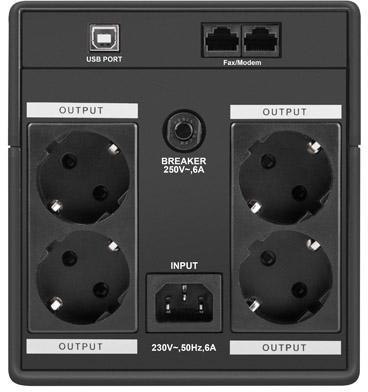 UPS ZASILACZ AWARYJNY Armac Home 1500VA Schuko LINE-INTERACTIVE ARMAC