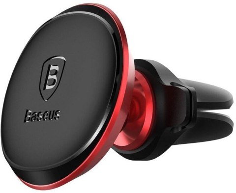 Uchwyt magnetyczny Baseus Overseas Edition czerwony (na kratkę wentylacyjną) BASEUS