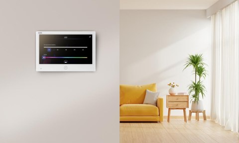 Wideodomofon EURA 2-żyłowy VDP-49A3-2TY biały Tuya EURA