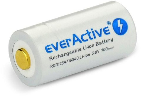 Akumulatorek 16340 / R-CR123 3V everActive 700mAh (1 szt.) z zabezpieczeniem EVERACTIVE