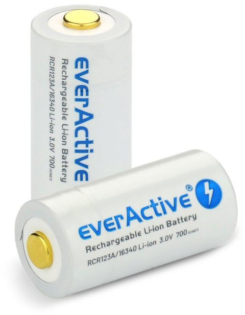 Akumulatorek 16340 / R-CR123 3V everActive 700mAh (1 szt.) z zabezpieczeniem EVERACTIVE