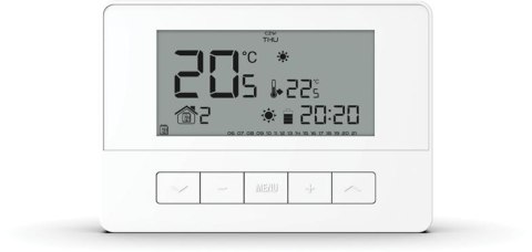 Bezprzewodowy regulator pokojowy biały T-4.2 Tech sterowniki TECH STEROWNIKI