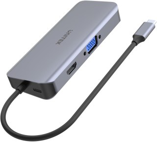 Hub USB Unitek USB-C 3xUSB 3.1 PD HDMI SD VGA RJ45 UNITEK