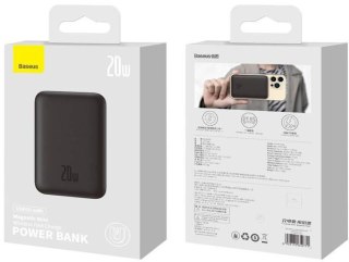 Powerbank Baseus Magnetic Mini PPCX070001 10000mAh MagSafe 15W PD QC 20W USB-C + kabel BASEUS