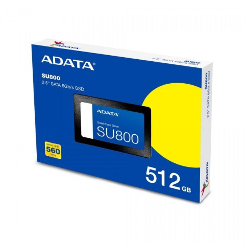 Adata Dysk SSD Ultimate SU800 512GB S3 560/520 MB/s TLC 3D ADATA