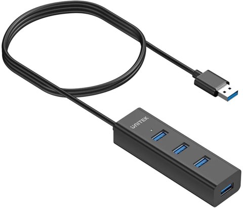 Aktywny hub USB Unitek 4w1 5Gbps z zasilaniem przez USB-C UNITEK