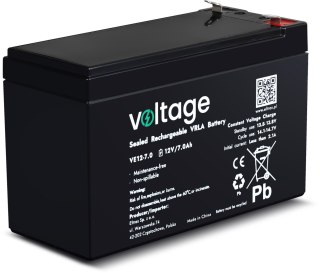 Akumulator AGM Voltage 12V 7Ah VE12-7.0 (Żywotność 6-9 lat) VOLTAGE