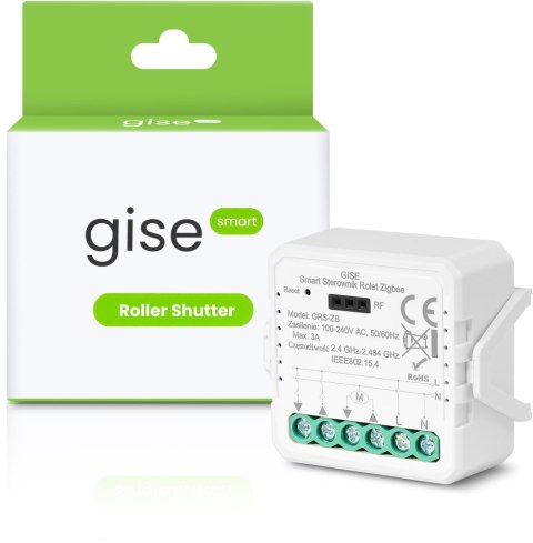 GISE Smart Sterownik roletowy Zigbee | Tuya | GRS-ZB GISE