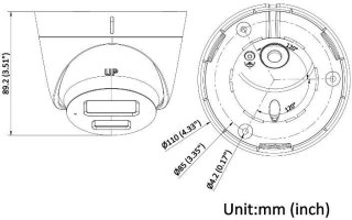KAMERA IP HIKVISION DS-2CD1343G2-LIU(2.8mm) PL HIKVISION
