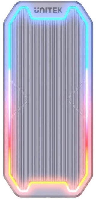 S1210B Unitek Obudowa dysku M.2 SSD NVMe/SATA 10Gbps RGB UNITEK