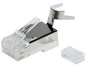 WTYK SIECIOWY KONEKTOR SOLARIX RJ45 CAT.6A STP EKRANOWANY KRJS45/6ASLD SOLARIX