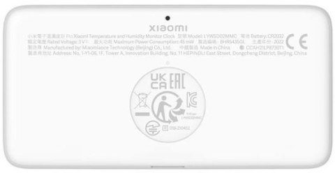 Zegar z Termometrem i Czujnikiem Wilgotności Xiaomi Mi Temperature and Humidity Monitor Clock Pro XIAOMI