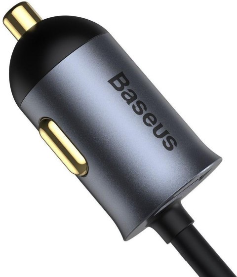 ŁADOWARKA SAMOCHODOWA NA PRZEWODZIE Baseus Share Together 120W 3A 3x USB-A 1x USB-C PD 20W QC 3.0 BASEUS