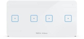 Przewodowy włącznik czteropolowy czarny WSS-22M Tech Sterowniki TECH STEROWNIKI