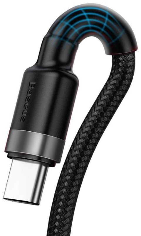 KABEL USB-A / USB-C Baseus Cafule CATKLF-PG1 100cm SuperCharge 40W 5A QC 3.0 W OPLOCIE BASEUS