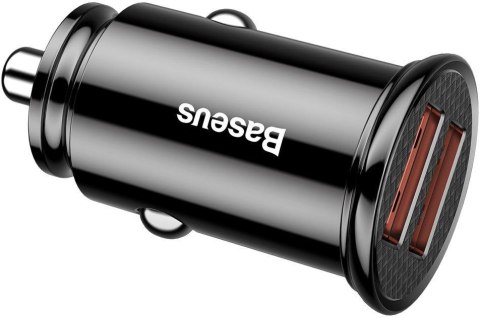 ŁADOWARKA SAMOCHODOWA Baseus Circular CCALL-YD01 30W 5A 2x USB-A QC 3.0 BASEUS