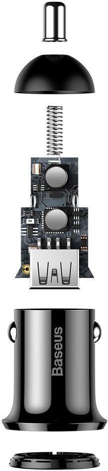 ŁADOWARKA SAMOCHODOWA Baseus Grain Pro CCALLP-01 24W 4.8A 2x USB-A BASEUS