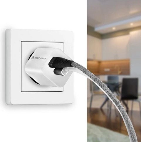 ŁADOWARKA SIECIOWA everActive GaN SC-390Q 30W 1xUSB-C 1xUSB-A PD PPS EVERACTIVE