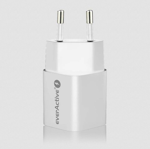 ŁADOWARKA SIECIOWA everActive GaN SC-390Q 30W 1xUSB-C 1xUSB-A PD PPS EVERACTIVE