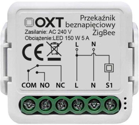Moduł OXT mini beznapięciowy ZigBee TUYA OXT