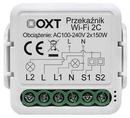 Moduł OXT mini przekaźnik 2 obwody WiFi TUYA OXT