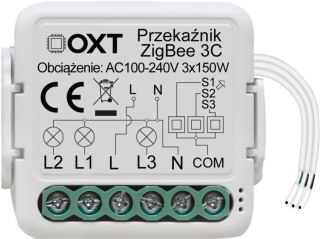 Moduł OXT mini przekaźnik 3 obwody ZigBee TUYA OXT