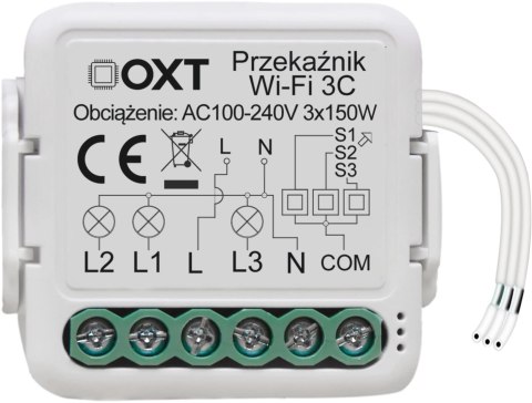 Moduł OXT mini przekaźnik 4 obwody WiFi TUYA OXT