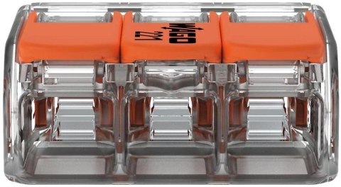 Szybkozłączka uniwersalna LINKA/DRUT 3x 0,2-4mm2 WAGO 221-413 (Paczka 50szt.) WAGO