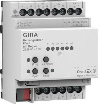GIRA aktor grzewczy 6x regul. KNX ONE 213900 GIRA