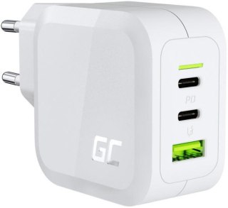 ŁADOWARKA SIECIOWA Green Cell POWERGAN 65W 2xUSB-C 1xUSB-A CHARGC08W GREEN CELL