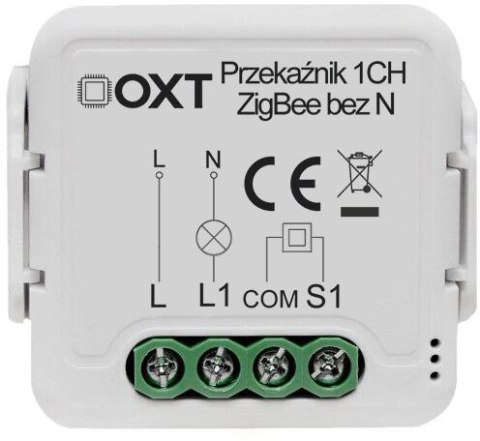 Moduł OXT mini przekaźnik 1 obw. bez N ZigBee TUYA OXT