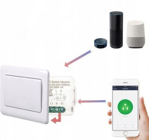 Moduł OXT mini przekaźnik 1 obw. bez N ZigBee TUYA OXT