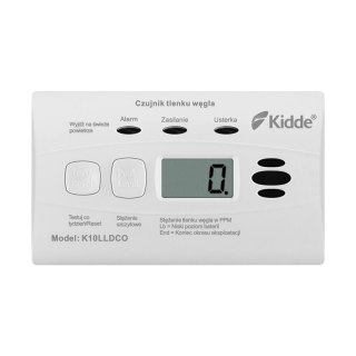Czujnik czadu z wyświetlaczem Kidde K10LLDCO KIDDE