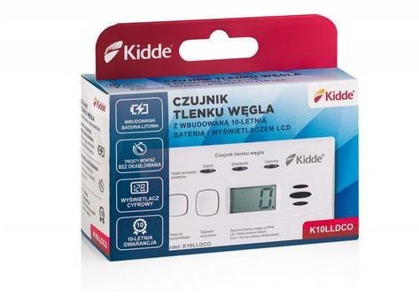 Czujnik czadu z wyświetlaczem Kidde K10LLDCO KIDDE