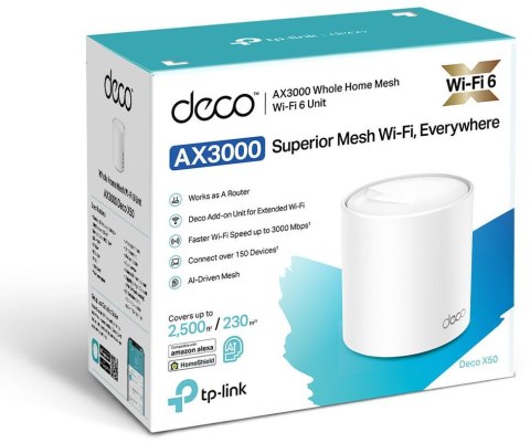 DOMOWY SYSTEM WI-FI MESH TP-LINK DECO X50(1-pack) TP-LINK
