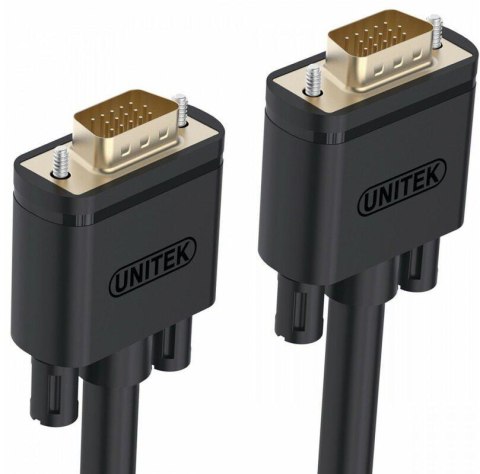 Kabel VGA Unitek Y-C511G Premium VGA HD15 M/M 1m UNITEK