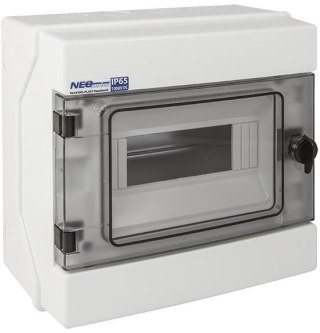 Rozdzielnica hermetyczna modułowa (500V AC, 1000V DC) 1x8 natynkowa (N+PE) IP65 RH-8 ELEKTRO-PLAST OPATÓWEK ELEKTRO-PLAST OPATÓWEK