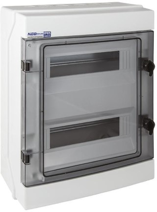 Rozdzielnica hermetyczna modułowa (500V AC, 1000V DC) 2x12 natynkowa (N+PE) IP65 RH-24 ELEKTRO-PLAST OPATÓWEK ELEKTRO-PLAST OPATÓWEK