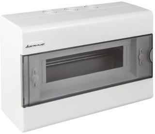 Rozdzielnica modułowa 1x12 natynkowa (N+PE) IP40 SRn-12 ELEKTRO-PLAST OPATÓWEK