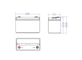 AKUMULATOR AGM Green Cell VRLA 12V 100Ah GREEN CELL