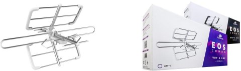 Antena DVB-T/T2 Spacetronik EOS Combo White (pasywna) SPACETRONIK