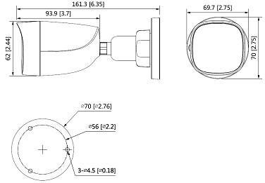 KAMERA HDCVI DAHUA HAC-HFW1500C-0280B-S2 DAHUA