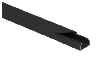 Listwa elektroinstalacyjna kpl. CZARNY CLS 14x14 2m (PACZKA 10szt.) STASIŃSKI SP. Z O.O.