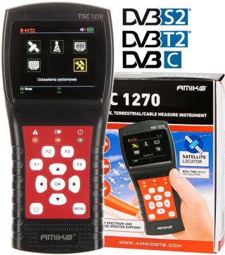 Miernik Combo AMIKO TSC-1270 (S2+T2/C) INVERTO