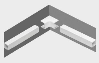 Osprzęt do listew elektroinstalacyjnych, narożnik wewnętrzny BIAŁY NW 20x14 (1szt.) STASIŃSKI SP. Z O.O.