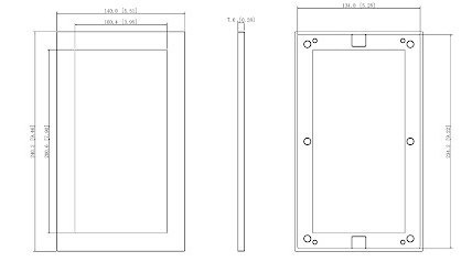 RAMKA DO MODUŁÓW WIDEODOMOFONOWYCH DAHUA VTM125 DAHUA