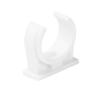 Uchwyt do rur elektroinstalacyjnych półotwarty BIAŁY U-16 (PACZKA 100szt.) STASIŃSKI SP. Z O.O.