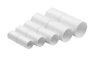 Złączka do rur elektroinstalacyjnych sztywna, prosta BIAŁY ZPL-25 (1szt.) STASIŃSKI SP. Z O.O.