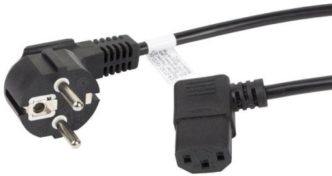 KABEL ZASILAJĄCY CEE 7/7 IEC 320 C13 1.8M KĄTOWY VDE Lanberg LANBERG